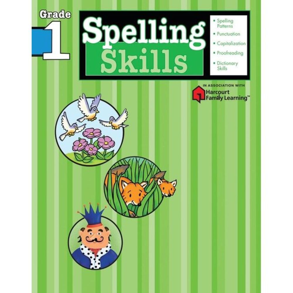 Spelling Skills: Grade 1 (Flash Kids Harcourt Family Learning) -- Flash Kids